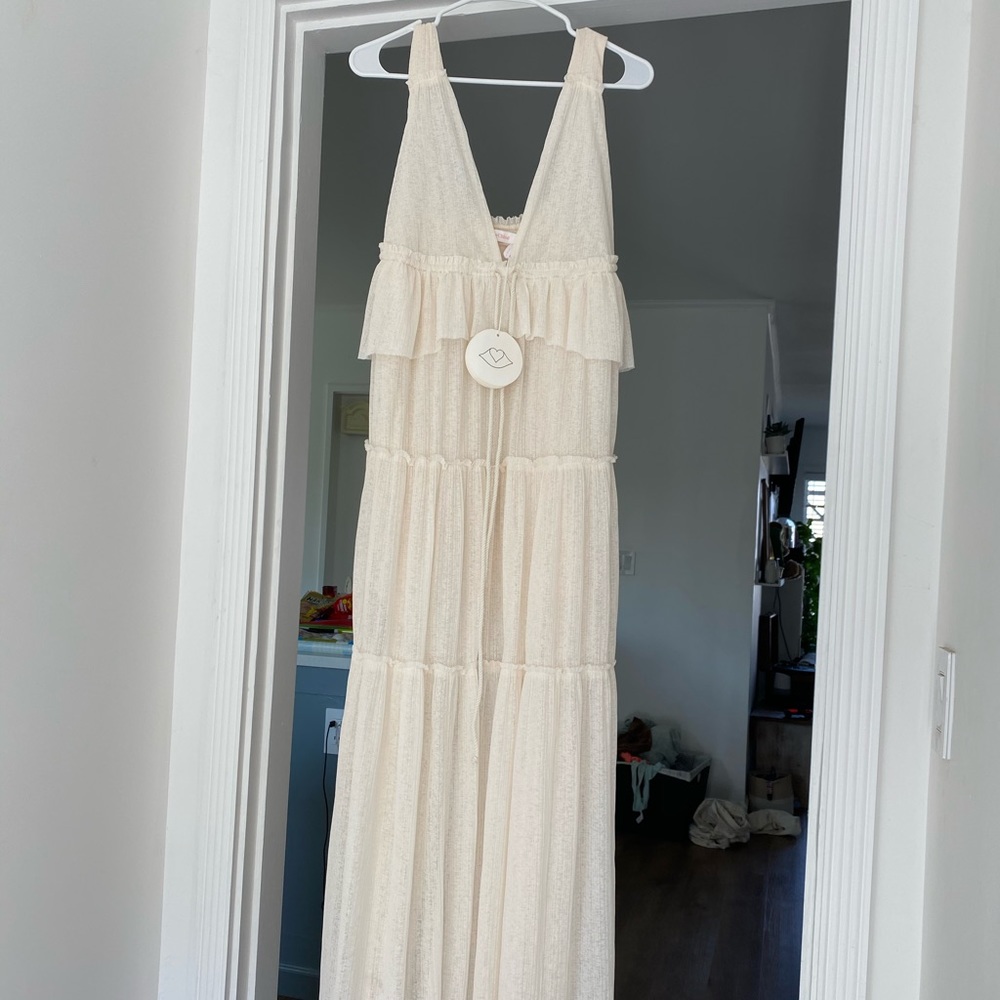 NWT See by Chloe Tiered Voile Maxi Dress - Picture 7 of 10